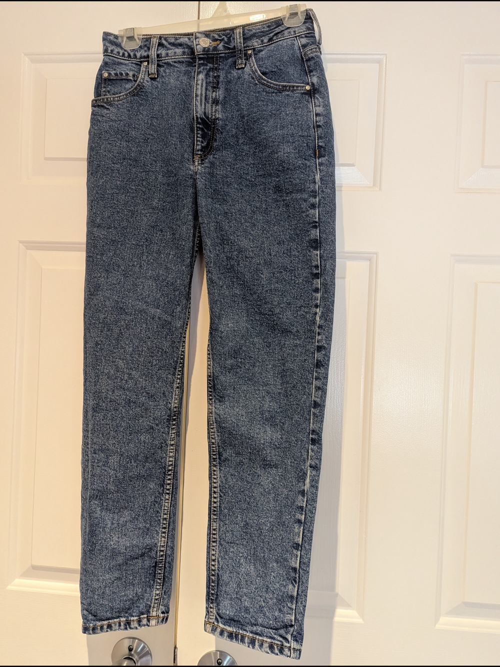 Vintage Guess Womens Straight Leg High Waist Mom Jeans Stonewash Blue 90s 26 - Picture 10 of 15